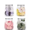 Bohsa Candy 17 Esponja de Polvo Biselada No Comestible Forma de Gota de Agua Huevo de Belleza Set de Caja de Almacenamiento