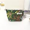 Bolsa de Cosméticos con Flor en Relieve de Gama Alta, Aspecto Elegante, Bolsa de Maquillaje de Gran Capacidad para Llevar, Bolsa de Cosméticos con Forro de Lona de Gran Capacidad