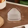 Conjunto de Moldes Triangulares para Bolinho de Arroz de Sushi Estilo Japonês para Bebês e Crianças, Ferramenta para Bolinho de Arroz de Grau Alimentício