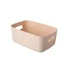 Caixa Organizadora de Cosméticos de Mesa para Livros, Porta-Objetos Diversos, Cesta de Armazenamento de Plástico para Lanches, Caixote de Armazenamento para Casa e Cozinha