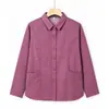 Moderna ropa nueva de primavera y verano para madres, mujeres de mediana edad y mayores, camisa floral de manga larga de algodón puro, cárdigan fino para señoras mayores