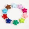 Accesorios de resina con diseño de estrella brillante, con dibujos animados de amor, hechos a mano, para hacer tú mismo, pequeños accesorios de resina, con agujeros para zapatos y hebillas, material de joyería.
