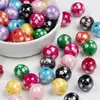 Dingyi 10-12 Contas Estrela Coloridas Lua Fria Acrílico Galvanizado com Furo Contas Soltas Pulseira DIY Acessórios de Joias