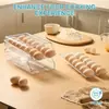 Caja de Almacenamiento de Huevos Más Vendida Transfronteriza, Cajón Estilo Refrigerador para Mascotas y Hogar, Organizador de Cocina de Grado Alimenticio, Caja de Conservación de Plástico