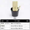 Pratos de melamina restaurante de hot pot criativo bastão de camarão batido à mão molde recipiente especial comercial tubo de bambu recipiente com revestimento placa de pasta de camarão