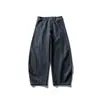 Yidao Vintage 26 Primavera Nuevo Estilo Retro Americano Jeans Casuales Sueltos de Pierna Ancha Curvados con Costuras Visibles para Hombre