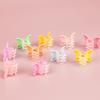 Pinza Agarradora Mini Pequeña Mariposa Colorida Coreana Dulces Coloridos Pasador para el Cabello de Niños Tocado Flequillo Pin Lateral Joyería Al por Mayor