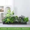 [Serie E100] Paisajismo de Plantas Verdes Macetero Combinado Maceta Decoración Planta Artificial Decoración de Paisaje Interior y Exterior