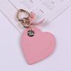 Moda Couro Amor Chaveiro Homens e Mulheres Casal Pequena Mercadoria Personalizado Presente Criativo Metal Bolsa Pingente Pingente
