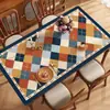 Alfombrilla Protectora para Encimera de Barra Lateral de Comedor Estilo Americano 2025 Lujo Ligero Sensación de Alta Gama Mantel Lavable Cero Alfombrilla Anti-Suciedad para Zapatero Alfombrilla para Mueble de TV