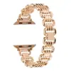 Pulseira Adequada para Apple Watch S8 Fivela Criativa Pulseira de Metal Applewatchs4567Se Geração Corrente de Liga