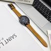 Pulseira de Couro com Padrão Explosivo H Fivela Magnética Adequada para Applewatch iWatch 12ª Geração 11/10Se