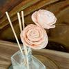 4.5cm Crisantemo sin Sentido Color Aromaterapia Flor Seca Varilla Volátil Juego de Rosas 2/Grupo 6 Varilla de Fibra