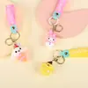 Llavero de Goma Suave de PVC Dibujo Animado 3D Muñeca Linda Creativa Colgante para Mochila de Estudiante En Stock
