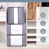 Bolsa de Almacenamiento para Colchas de Tela No Tejida, Bolsa de Empaque para Almacenamiento de Colchas para Mudanza, Bolsa Organizadora de Ropa, Bolsa de Almacenamiento tipo Neceser para Ropa