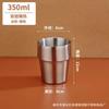 Vaso de Agua Dorado de Acero Inoxidable 304 Coreano de Doble Capa Bar Restaurante Restaurante Vaso de Cerveza Taza de Té Vaso para Bebidas Vaso para Catering