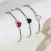 Pulseira torcida de amor vento metal ins europeu e americano pulseira de aço titânio não desbota doce legal garota quente Coringa atacado de fábrica