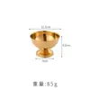Tazón de Postre Estilo Coreano de Acero Inoxidable 304, Copa Dorada Personalizada para Cóctel y Champaña, Taza para Helado, Taza para Pudín, Tazón para Snacks