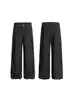Pantalones de pierna ancha acampanados con volantes a rayas de alta gama americanos Dc+C905 para hombres y mujeres, holgados, de corte limpio, versátiles