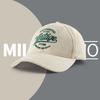 Gorra de béisbol suave retro europea y americana con letras bordadas, estilo coreano, a la moda, combina con todo, para mujer, con cara visible, para hombre y mujer.