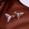 Pinzas para Orejas Huecas con Incrustaciones de Circonita para Mujeres Sin Perforaciones, Estilo Minimalista, Brazaletes para Orejas Únicos y Elegantes, Pendientes de Lujo Ligero y de Gama Alta