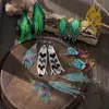 Pendientes de Borlas y Cuentas Estilo Vacaciones Bohemias para Mujer, Diseño Único, Ganchos Exagerados, Modernos, Venta al por Mayor desde el Fabricante