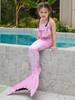 Comercio Exterior Ropa de Sirena para Niños Traje de Baño Cola de Sirena Falda de Princesa para Niñas Traje Ropa de Rendimiento de Secado Rápido