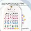 Joyería de Arte para Uñas con Flores de Dibujos Animados Coloridas Estilo Japonés Estilo Dulce Parche de Camelia de Aleación Hecho a Mano Decoración DIY Estampado en Caliente