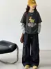 Conjunto de Sudadera de Dos Piezas para Niñas Primavera y Otoño 2026 Nuevo Estilo para Niñas Mayores, Conjunto de Dos Piezas con Pantalones Cargo Holgados Tendencia