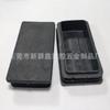 40x 100mm retangular tubo plugue plástico tubo plugue móveis tubo plástico plugue tubo de aço interno plugue plugue