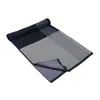 Bufanda de cachemira azul de punto medio con borlas lisas a cuadros literarios de otoño e invierno al por mayor, costura fresca simple para hombre