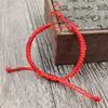 Pulsera de Cuerda Roja de Xiao Zhan Nudo de Diamante Tejida a Mano Cuerda de Mano Pulsera de Transferencia del Año de Vida para Parejas Bebé Hombres y Mujeres