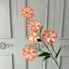 Lirios Artificiales de Doble Pétalo Impresos en 3D para Decoración de Bodas, Arreglos Florales Artificiales, Decoraciones de Pasillo de Boda, Arreglos Florales de Piso, Materiales Florales Suaves