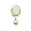 Pingente de pérola embutido de 13*18mm, pulseira com fivela de diamante, acessórios para cabelo, corrente, pingente, acessórios de joias DIY