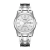 Reloj Nuevo de Moda para Hombre Directo de Fábrica Elegante Reloj de Cuarzo para Hombre de Grado Empresarial Resistente al Agua Acero Inoxidable Reloj con Calendario