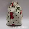 Bolsa de Tecido de Algodão Impressa para Pacote 10*14 Joias Presente Medicina Chinesa Tradicional Repelente de Mosquitos Bolsa de Tecido de Algodão Bolsa Sachê Bolsa de Embalagem