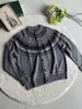 Cárdigan de punto Fair Isle de manga larga para hombre, estilo casual de otoño, suéter retro, prenda exterior, chaqueta de pareja de alta gama