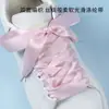 Cadarços Planos de Seda 2cm, Estilo Ballet, Adequados para Tênis de Treino Alemães, Sapatos Casuais, Tênis Brancos, Sapatos de Skate, Aj1, Cadarços Atacado