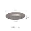 Estilo coreano aço inoxidável jantar prato vintage espaguete placa prato ocidental Salah placa industrial vento profundo prato redondo placa de lagostim