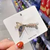 Horquilla de strass de Corea del Sur para mujer, aleación, letra, estrella, estilo coreano, horquilla lateral, pinza lateral, horquilla rota, clip de palabra al por mayor
