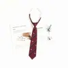 Corbata Roja para Foto de Graduación para Hombre Estilo Académico Japonés Corbata Lazada para Mujer Color Vino Estilo JK Universitario Accesorios para Uniforme Escolar sin Corbata