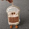 Toalla de té con leche de verano, bonita toalla colgante de dibujos animados de forro polar coral, toalla absorbente para cocina, inodoro, pañuelo para niños.
