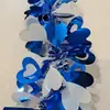 Decoraciones Navideñas Transfronterizas, Cintas Navideñas, Decoraciones para Lugares Festivos, Serpentina de Corazón Doble para San Valentín, Cintas para Fiestas