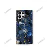 Funda Popular Azul Ojo de Amazon para Teléfono Adecuada para Samsung S25Edge Funda de Película para Teléfono S24/S23 Funda de Teléfono Retro