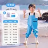 Macacão de Praia para Crianças, Equipamento para Brincar na Água e na Areia, Macacão de Mergulho para Bebê com Suspensórios, Calças de Água, Botas de Chuva Atacado