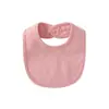 Toalla de saliva para bebé, color sólido, productos de algodón para recién nacidos, babero para bebé, comida complementaria, babero antisaliva, bolsa de arroz