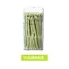 Conjunto de Garfos de Frutas, Palitos de Frutas Descartáveis de Plástico com Dois Dentes para Uso Doméstico, para Comer Frutas, Bolos, Sobremesas e Pequenos Lanches