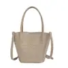 Bolsa Feminina Tecida Retrô Mulheres 2026 Outono/Inverno Nova Bolsa Tote Estilo Coreano Simples Grande Capacidade Bolsa de Ombro Único para o Dia a Dia