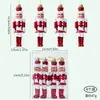Decoraciones navideñas transfronterizas NUCHI: tren, casa, muñeco de nieve, adornos pequeños, decoraciones de estrella de cinco puntas, adornos para árbol de Navidad