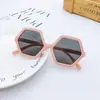 Gafas de Sol Pequeñas Frescas para Niños, Estilo Nuevo Personalizado, Forma de Diamante de Seis Lados Anti-UV Espejos de Moda para Bebés Niños y Niñas, Estilo de Moda